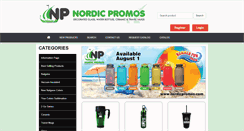 Desktop Screenshot of nordicpromos.com